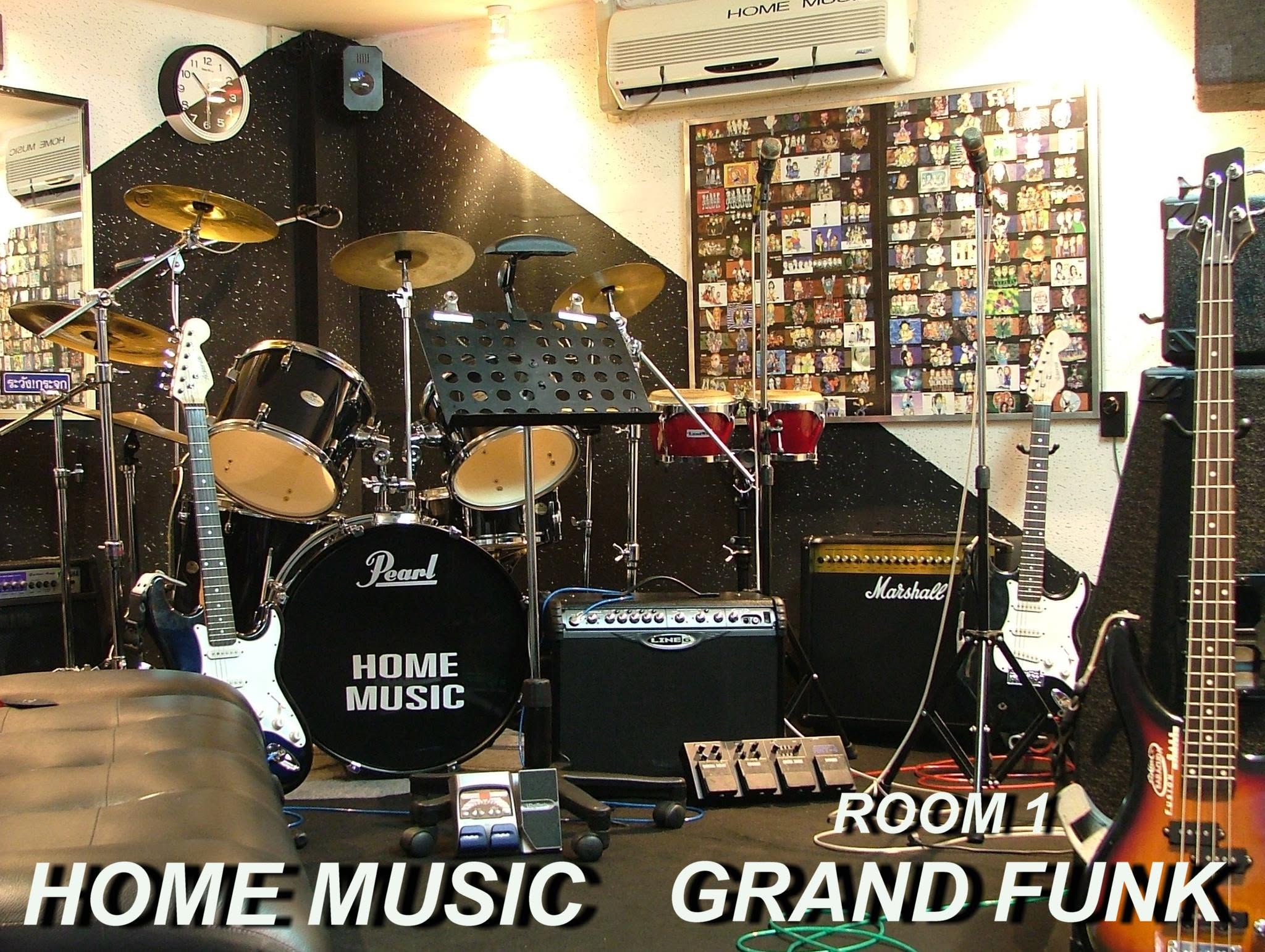 ห้องซ้อมดนตรี Home Music บางลำพู