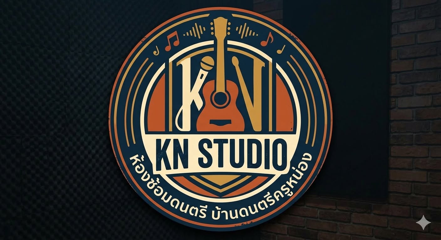 ห้องซ้อมดนตรี KN Studio : บ้านดนตรีครูหน่อง